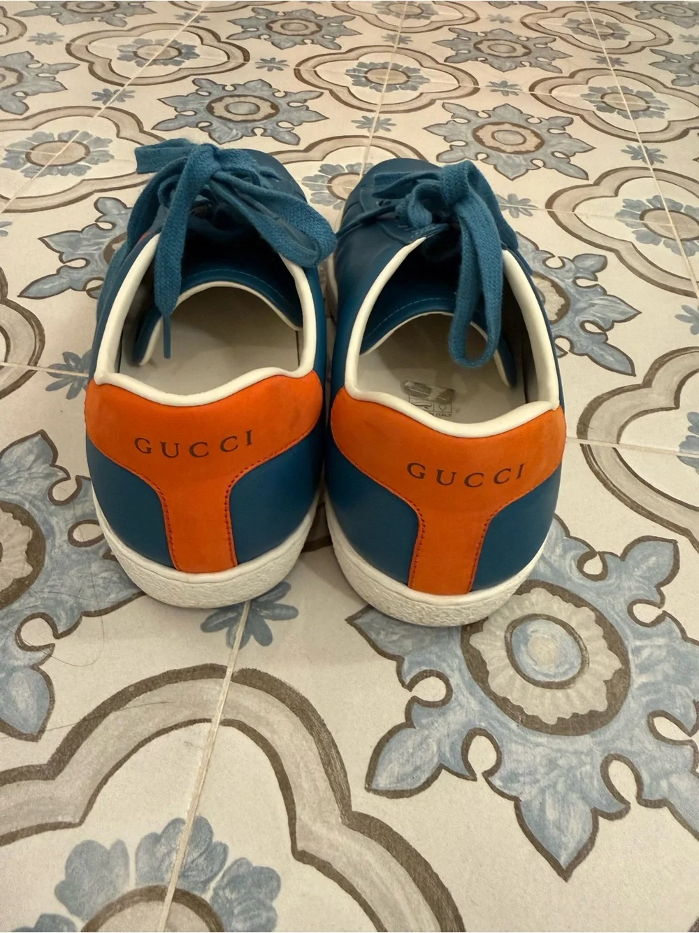 Gucci Sneakers Blue / Orange - men’s 6